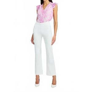 NEW GENERATION LOVE nellie crepe pants in white